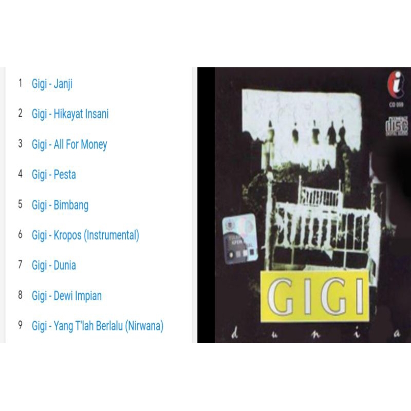 cd gigi album dunia 1995