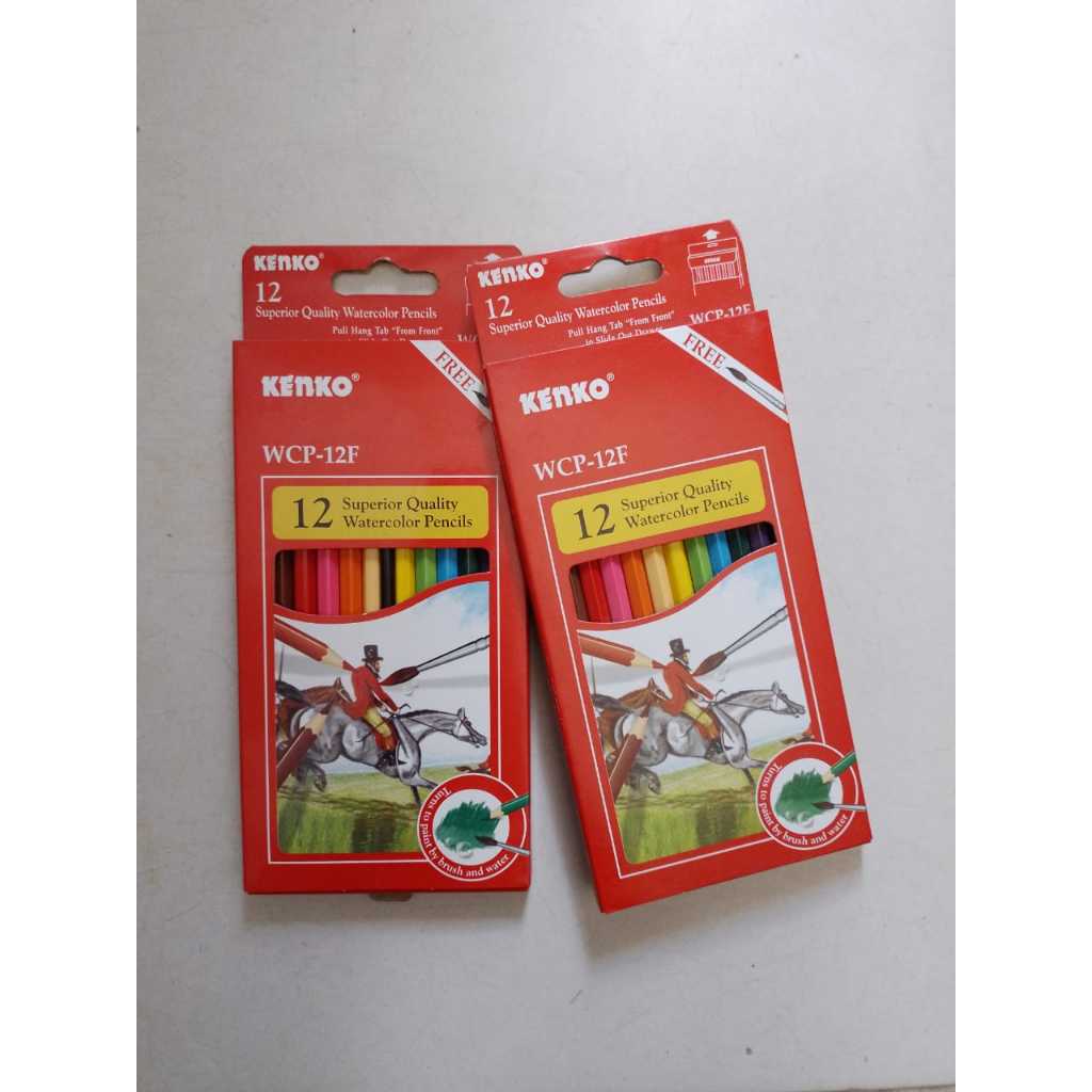 

pensil warna kenko watercolour 12w (free brush)