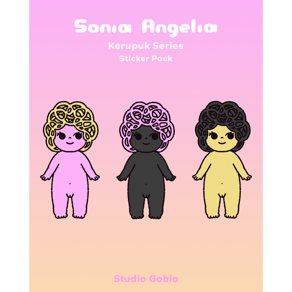 

Studio Goblo Sticker Pack - Sonia Angelia Kerupuk