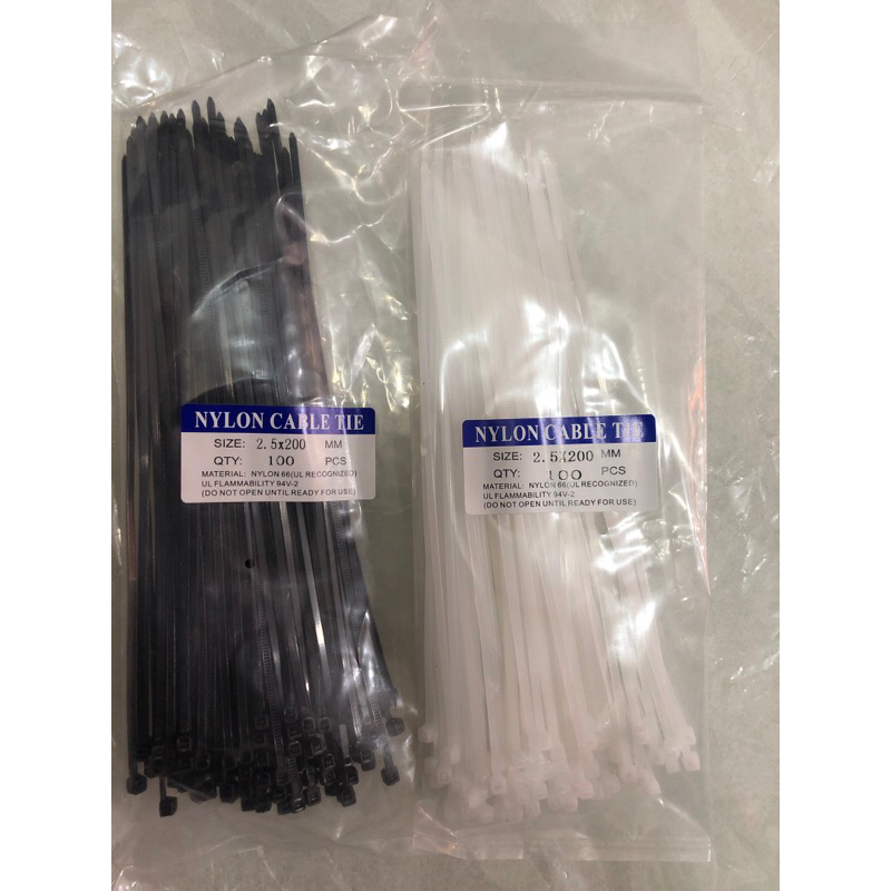 

Kabel Ties 2.5 x 200mm (20cm) CV 200