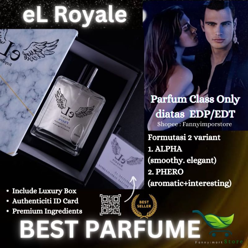 [ BEST SELLER ] EL ROYALE PARFUM PRIA YANG DISUKAI WANITA TAHAN LAMA WANGI TERBAIK AQUATIC UNTUK DAT