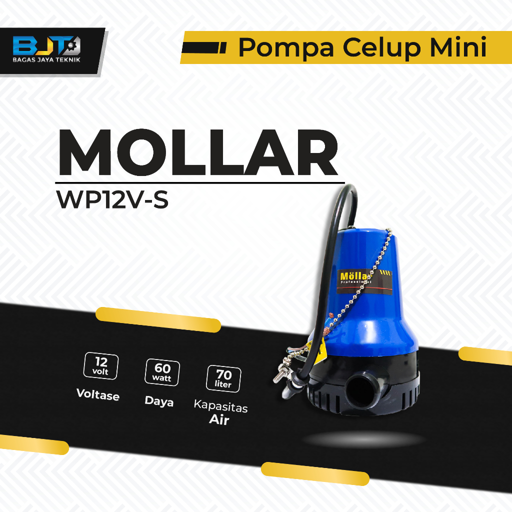 Pompa Celup MOLLAR Pompa Celup Mini 12 V Tipe WP12V-S