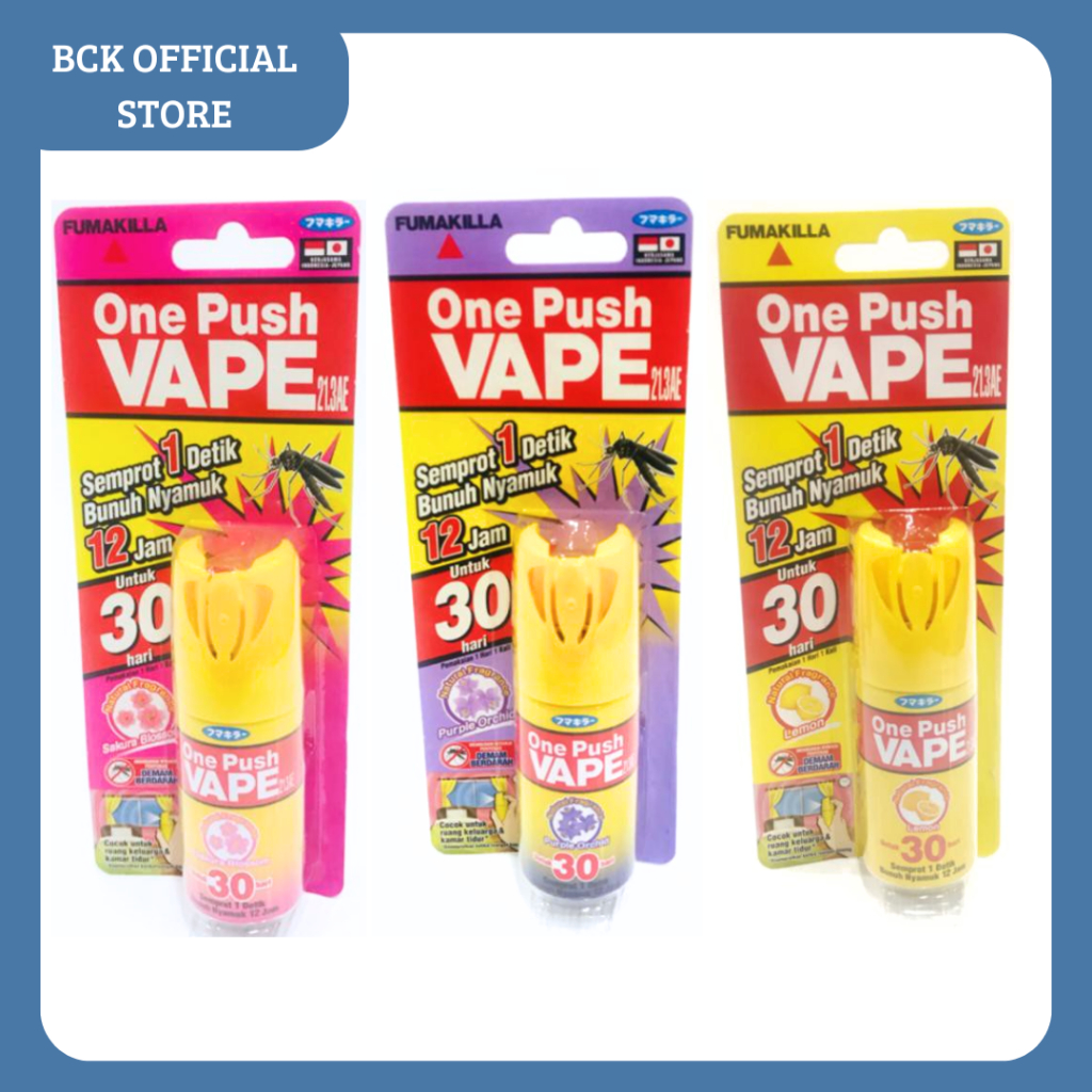 One Push Vape 30 Hari 1 kali Semprot 10ml