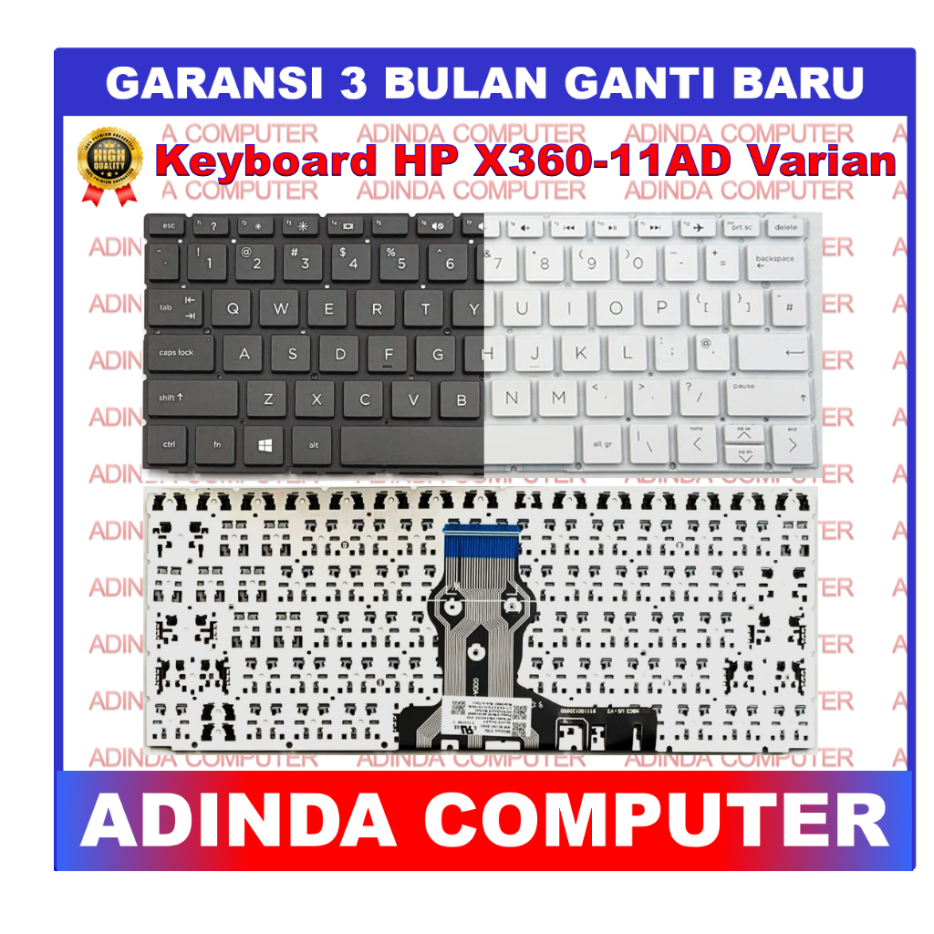 Keyboard Hp Pavilion X360-11AD X360 11AD X360 11-AD 11-AD010CA 11-AD018CA 11-AD019TU 11-AD022TU 11-A