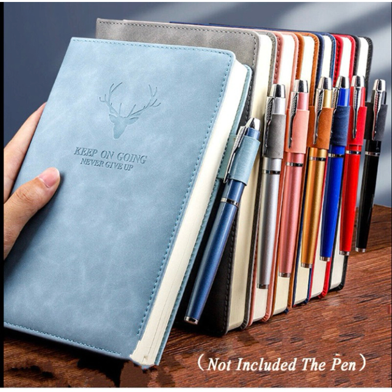 

[GOGOMART] Buku Catatan Harian Notebook Diary Cover Kulit A5 360 Halaman