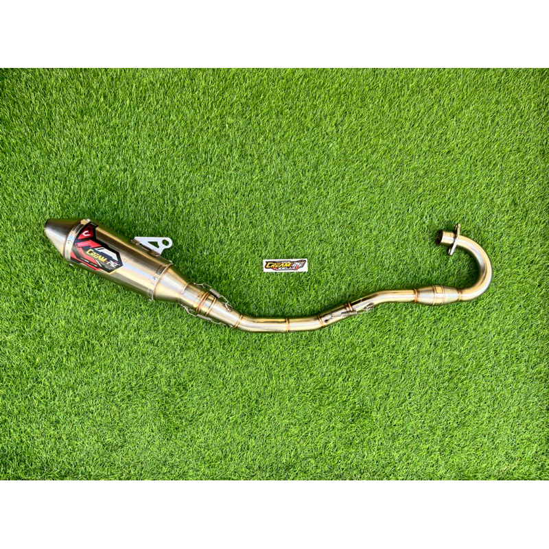Knalpot CRF Creampie Boreup 200 CP3 Kolong Supermoto Stenlis