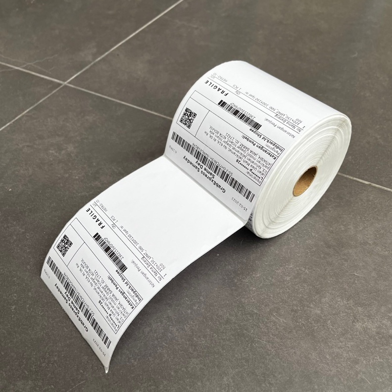 

LABEL STICKER THERMAL 1 X 15 BARCODE 1X15 UKURAN A6 KODE K1S3