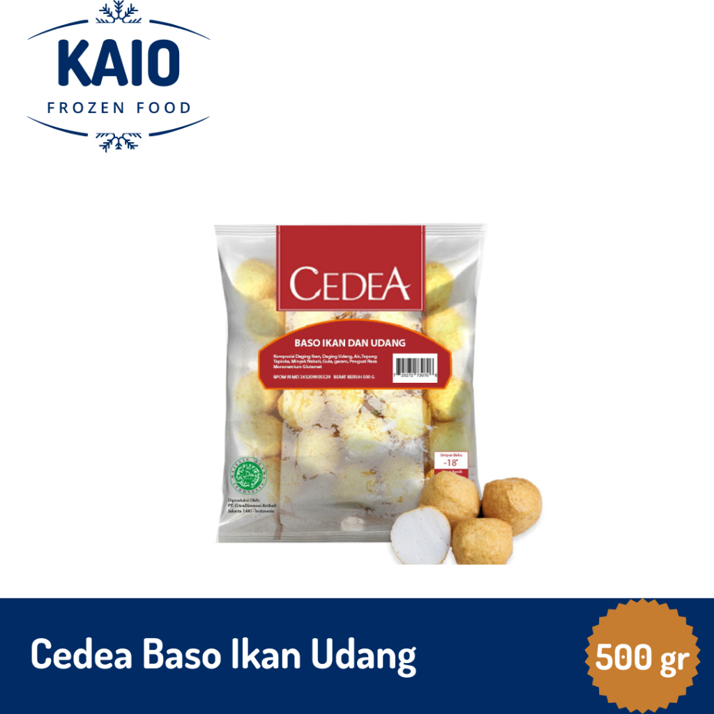 

Cedea Baso Ikan dan Udang 500 gr