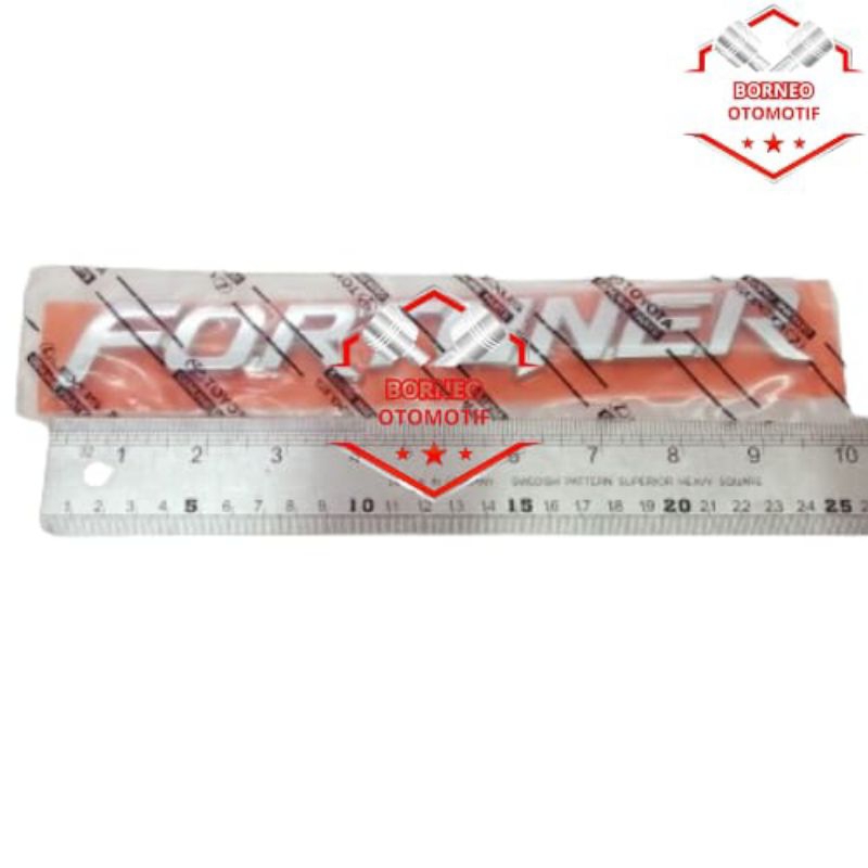 Emblem Logo Bagasi FORTUNER Original