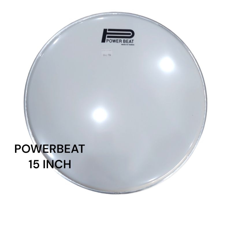 Head Drum 15" / Membran Drum / Kulit Snare Drum Band / Kulit Drum Band / 15 inci ( POWER BEAT / ROLL