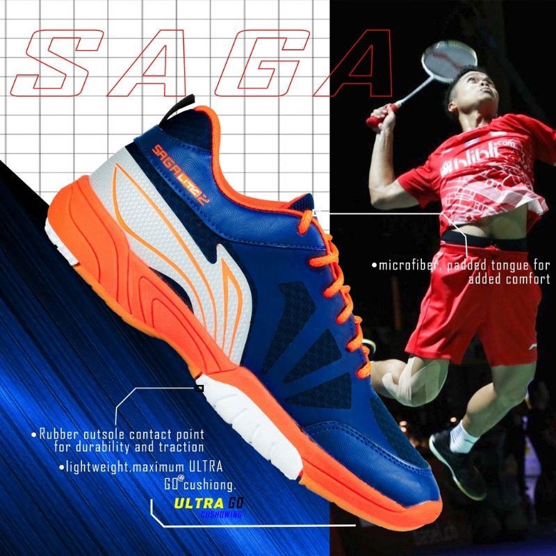 Flas Sale Sepatu Badminton LiNing Termurah Pria Wanita