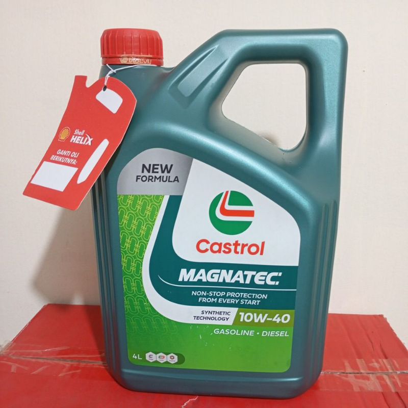 oli mesin castrol magnatec 10w/40 4Liter