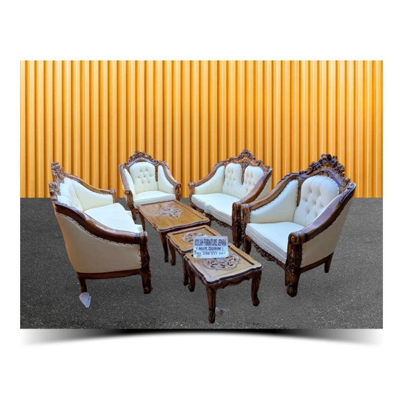 SOFA MEWAH SOFA GANESA SOFA UKIR JEPARA SOFA KAYU JATI