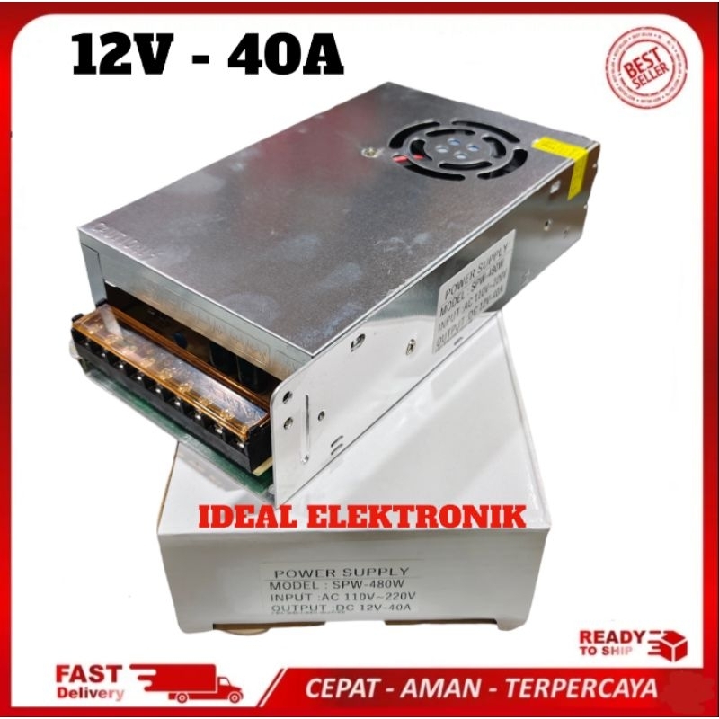 power supply 12v 40a / switching 40a 12v / trafo 40amper 12volt