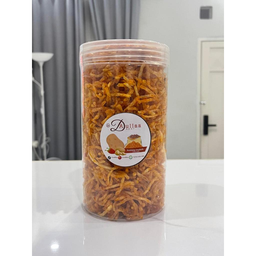 

wiw Kentang mustofa DapurAuliaa toples 1000ml mustofa kering pedas manis renyah tanpa campuran SMG