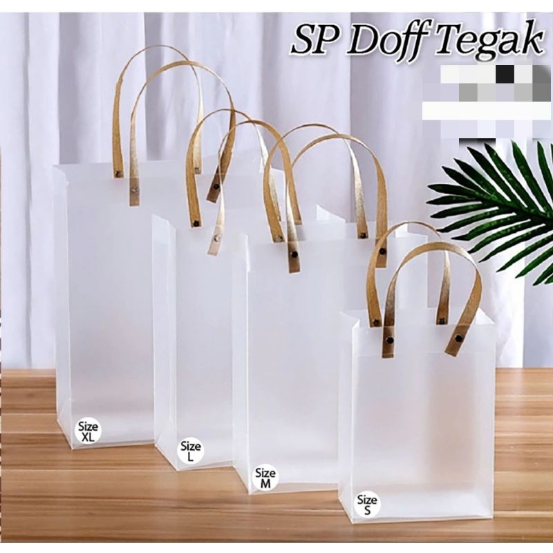 

PLASTIK TENTENG MIKA - TIPE TEGAK // PLASTIK TENTENG TALI KUE, HAMPERS PER 1 PCS