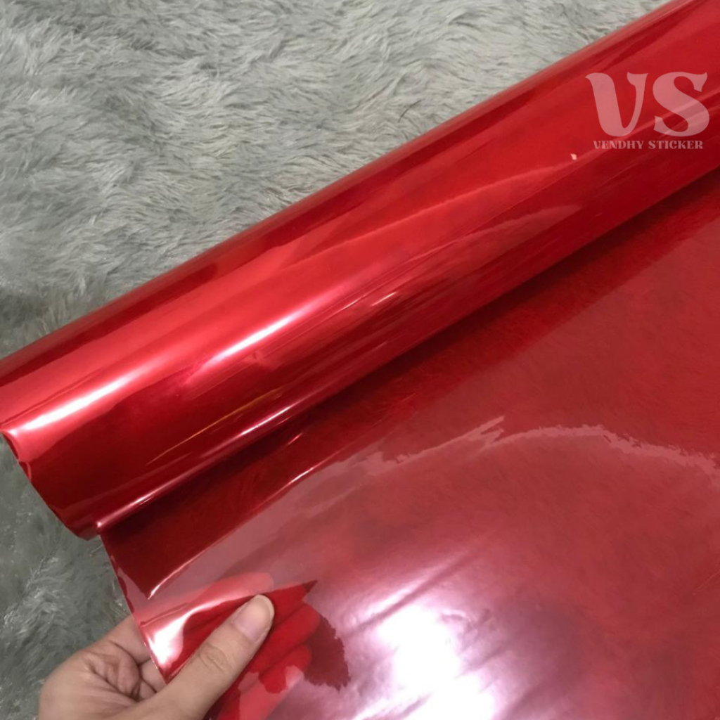 [ROLL] Sticker Skotlet Lampu Mobil Motor Transparant Red I Stiker Skotlet Headlamp Merah Transparan