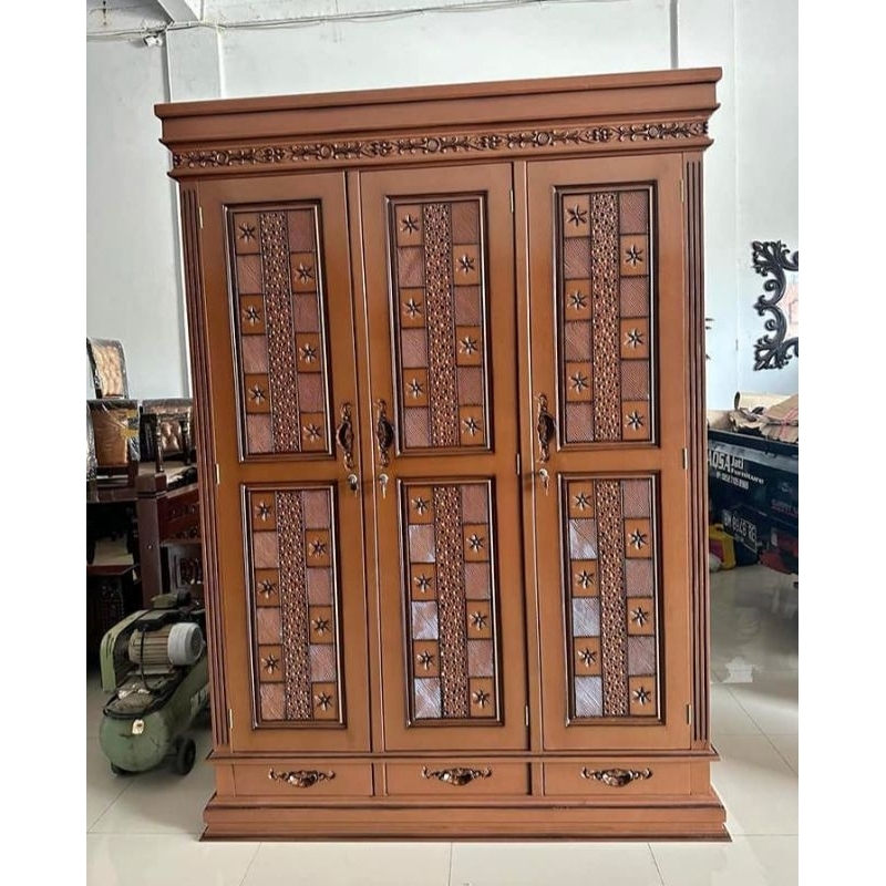 for sale lemari baju pria dan wanita/lemari p3 kayu jati/lemari pakaian gantung