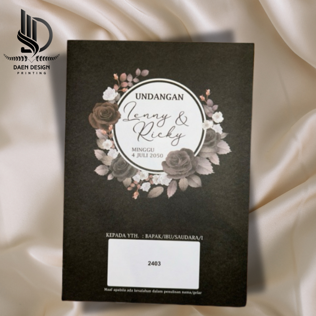 Undangan Murah / Undangan Pernikahan / Udangan Erba 2403