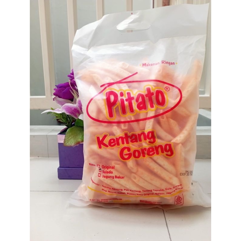 

Pitato Kentang Goreng Snack Camilan 250gr