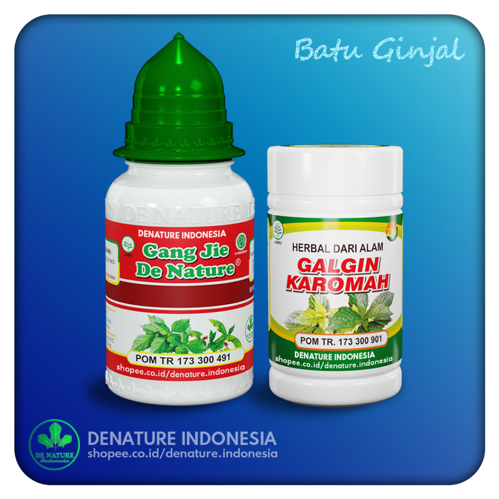GALGIN GANG JIE De Nature Obat Herbal Kencing Batu Gagal Ginjal