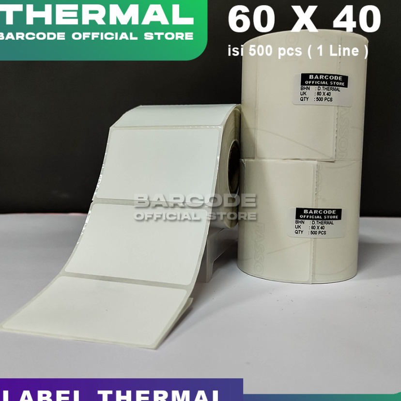 

HJ6 Label Thermal Uk 6 X 4 6X4 MM 6X4MM Sticker Barcode