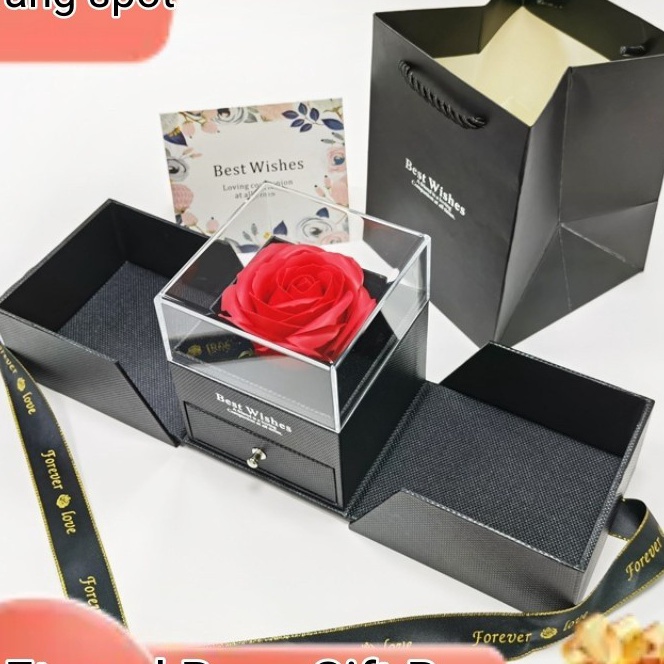 

Wow Eternal Rose Gift Box Mawar Gift Box Kotak Perhiasan Kado Kalung Cincin Lamaran Mawar kotak Penyimpanan Perhiasan Yang Universal Untuk Kalunghadiah Valentinehadiah NatalTdk Termasuk PerhiasanAksesoris