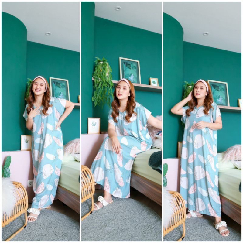 Daster Habel Busui premium/ Daster Long Busui / Daster Bumil / Daster Polos Kekinian / Daster Rayon