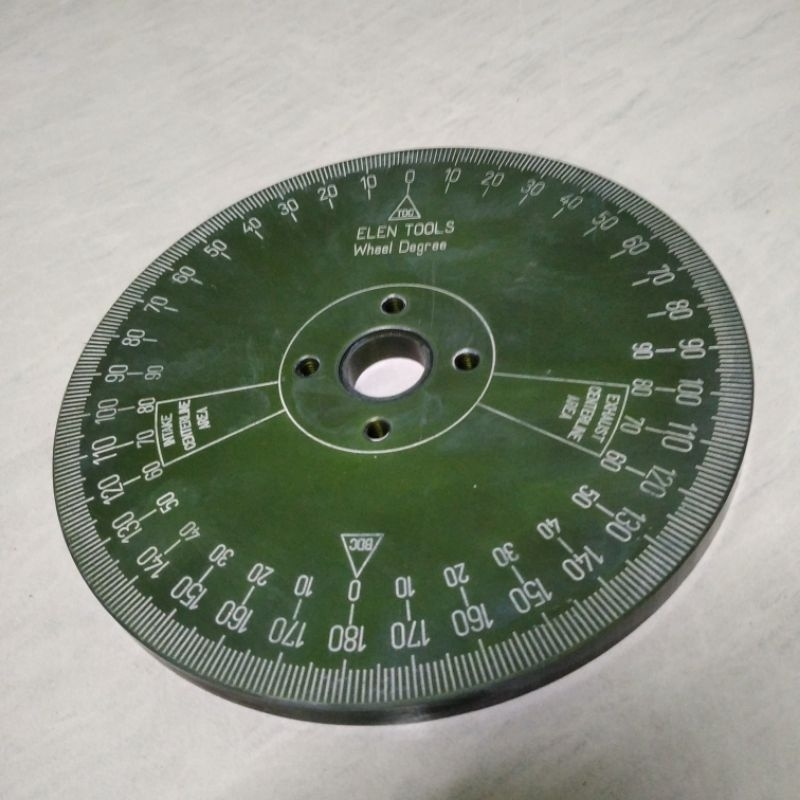 Wheel degree busur camshaft