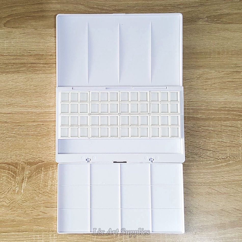 

KODE T1P3 VTec Empty Watercolor Plastic Box Set 48 Half pan Palette NBX48