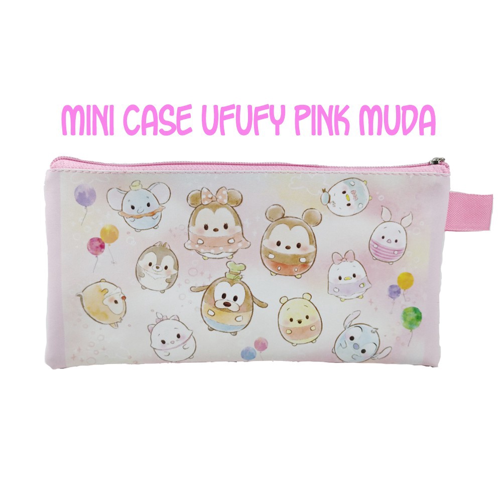 

MURAH MERIAH Mini Case Ufufy Pink Muda Stationary Organizer Pencil Case Tempat Pensil Minion Travelling Organizer