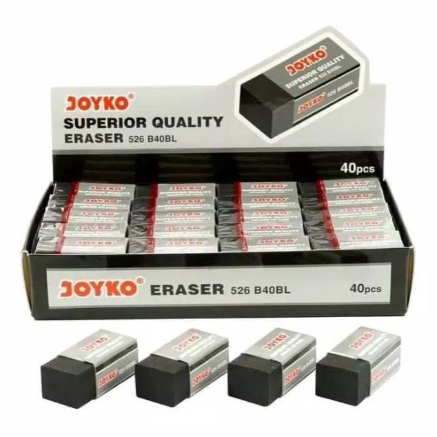 

Penghapus JOYKO Hitam Putih 4pc c P7L7