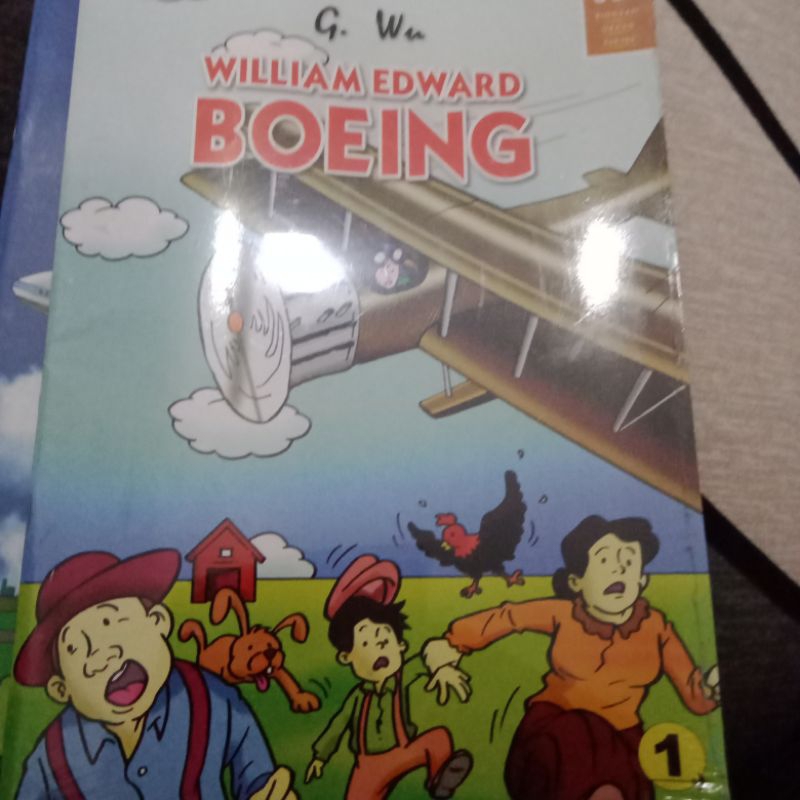 Buku Komik Biografi Orang Sukses : William Edward Boeing #1 by G. Wu.