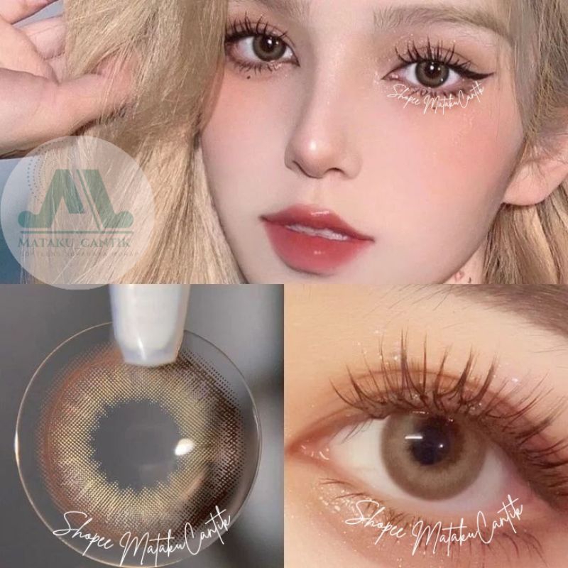 [Murah] Softlens Brown Mata Korea SUMMER Premium 14,5 MM | Softlens Viral | Softlens Korean Look | S