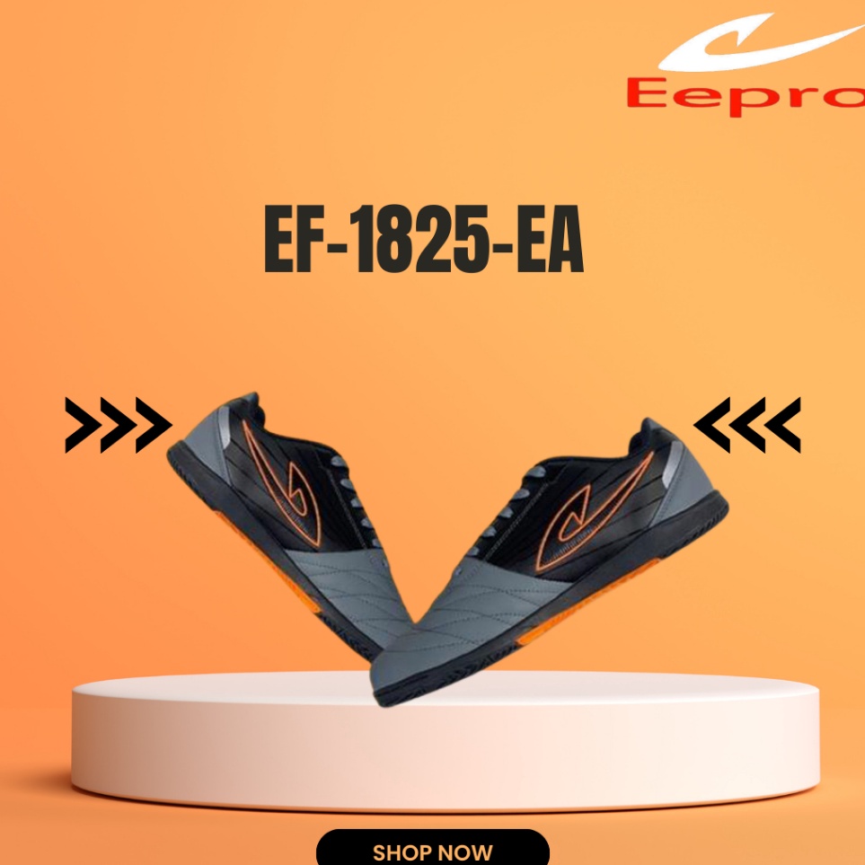 Sepatu Futsal Eepro EF1825EA GREY BLACK TERBARU b X1O9