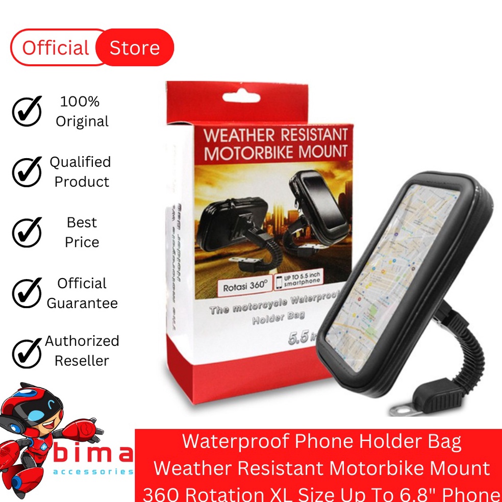 Paling Dicari Holder HP Holder Motor Holder HP Spion Motor Holder HP Stang Motor Untuk HP Holder Mot