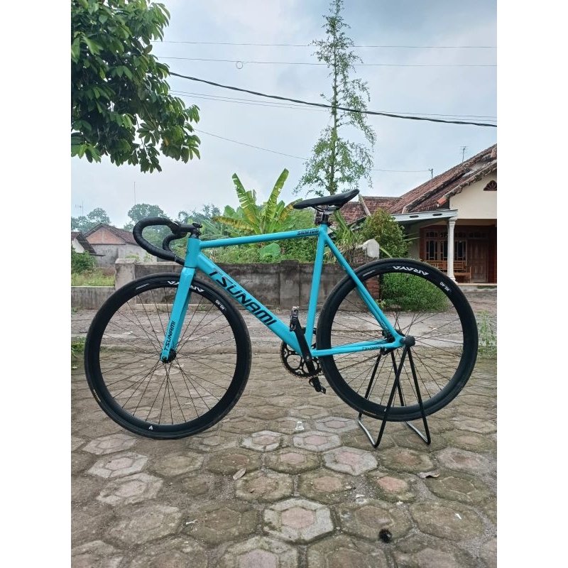 Fullbike sepeda fixie tsunami Custom Ready Siap kirim