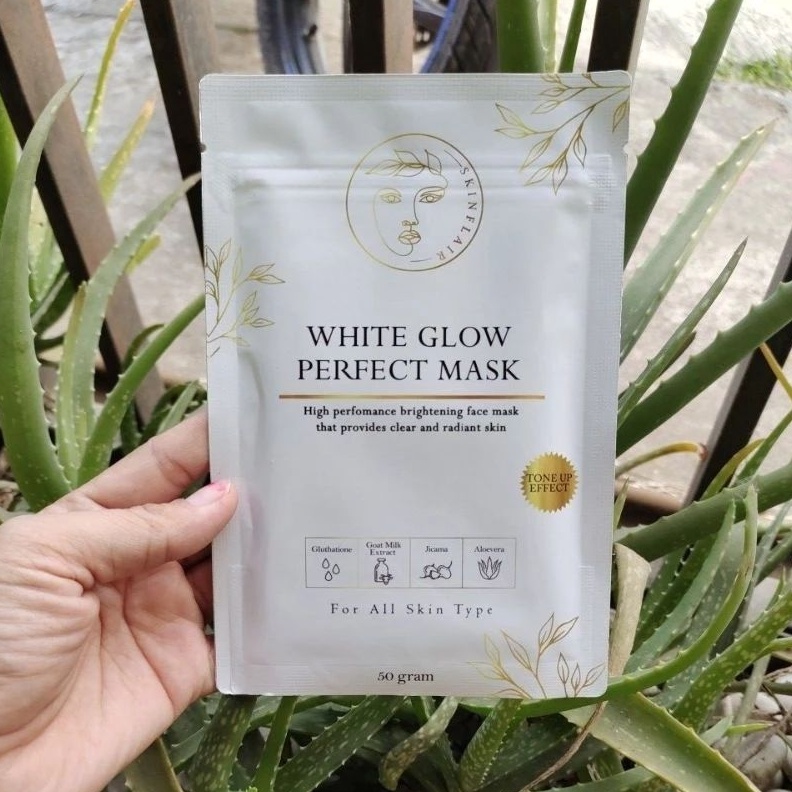 GARASI ORIGINALREADY MASKER WAJAH WHITE GLOW PERFECT MASK SKINFLAIR a Q7F2