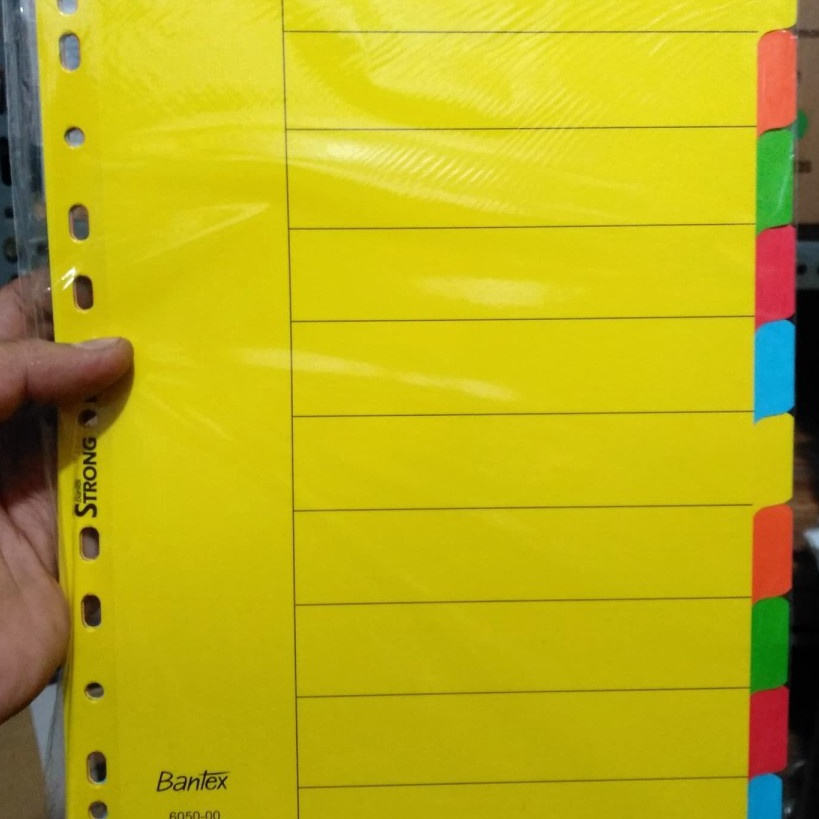 

Wow DIVIDER BANTEX A4 1 TABS 65 dan 645 5 TABS pembatas kertas