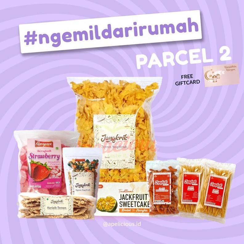 

TERBATAS APELICIOUS Paket Ngemil 2 Parcel Lebaran 2 Murah