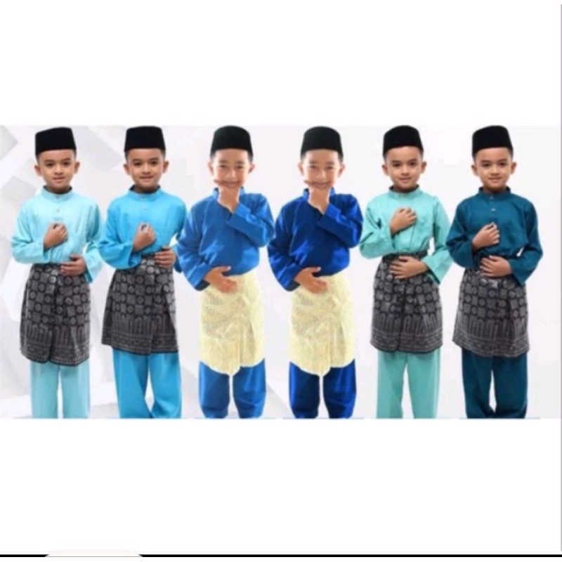 BAJU KURUNG TELUK BELANGGA ANAK LAKI-LAKI SETELAN PAKAIAN KOKO MUSLIM