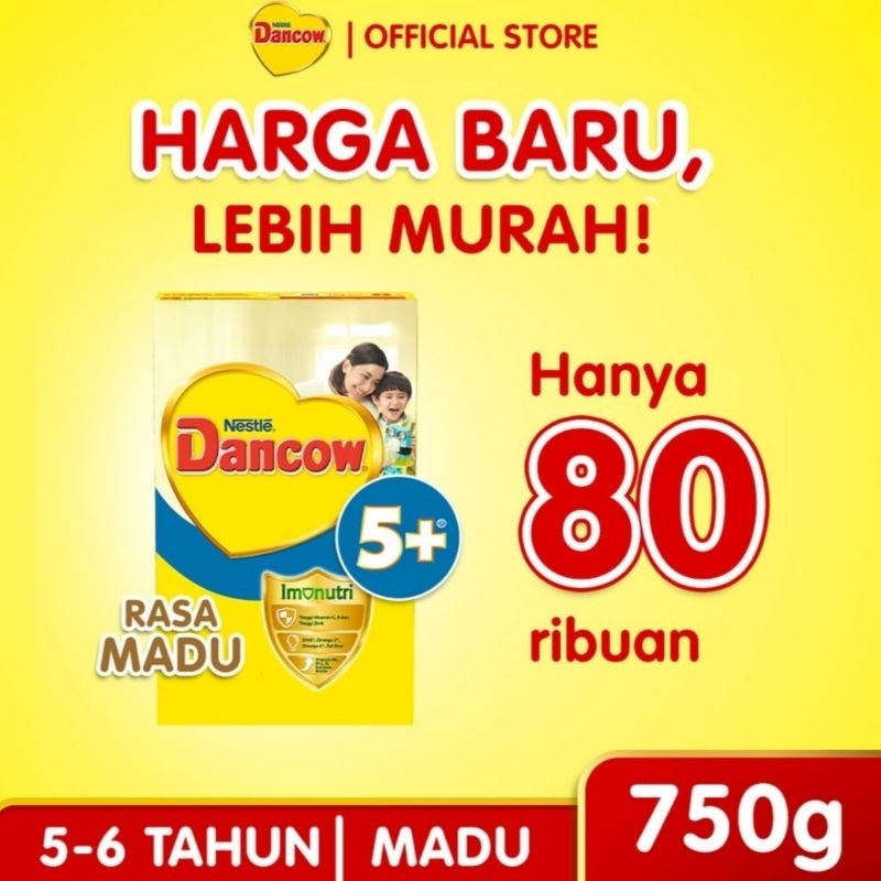 

Dancow 5+ Susu Bubuk Instant Calci-N Madu 750G
