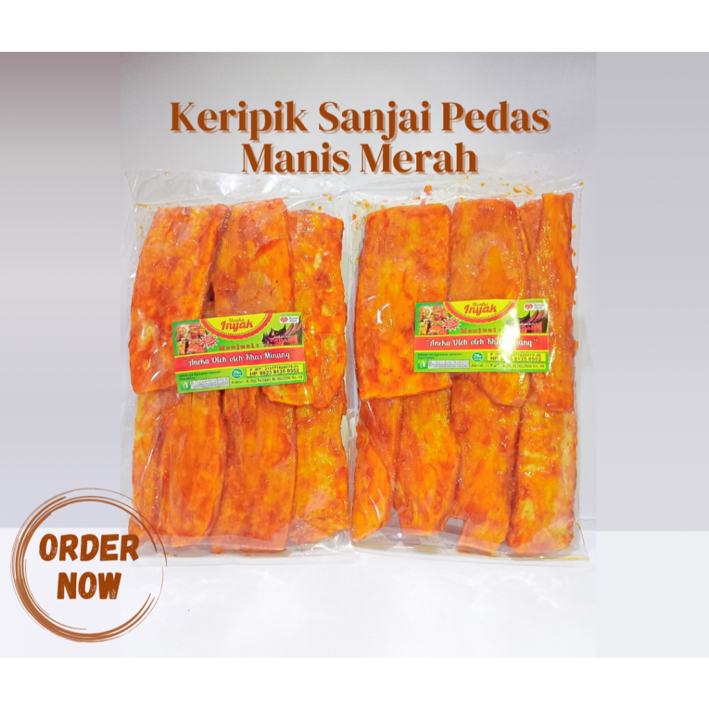 

Keripik Sanjai Pedas Manis Merah