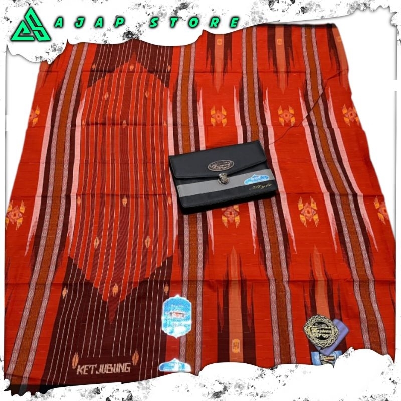 SARUNG KETJUBUNG RED MOTIF SGW / TERBARU.ORIGINAL.TERLARIS.