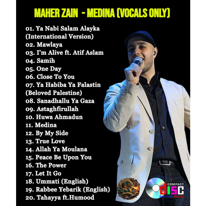 Cd Audio - Maher Zain  - Medina (Vocals Only)