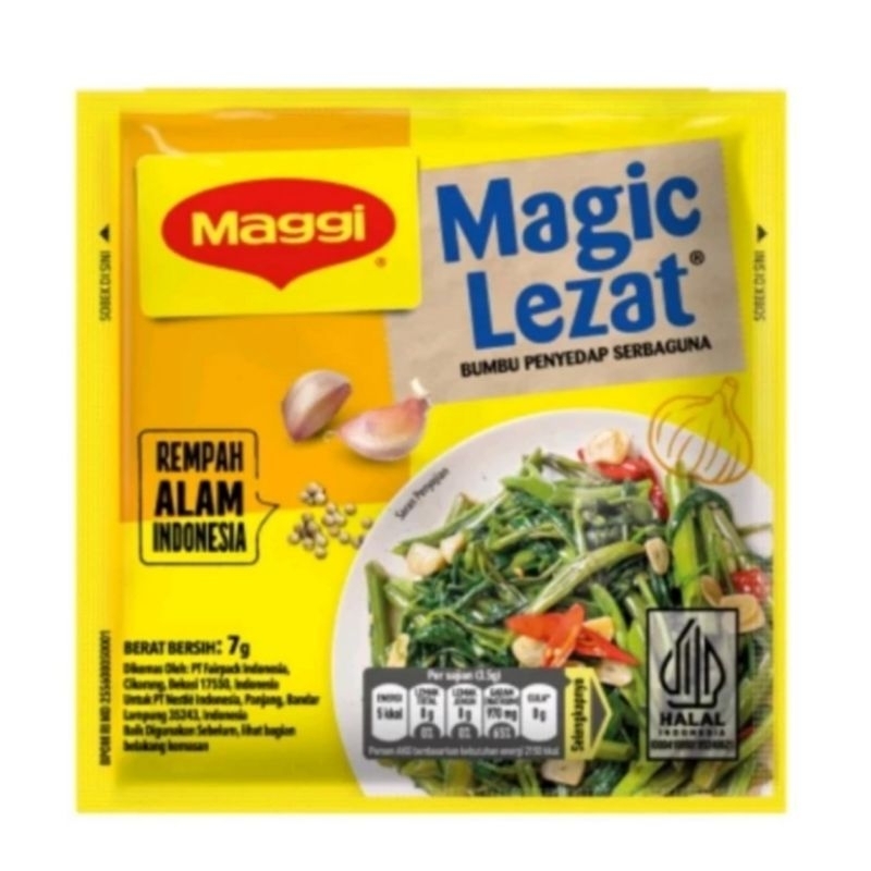 

Magic Lezat 7gr x 12Bks - Maggi/Penyedap Rasa