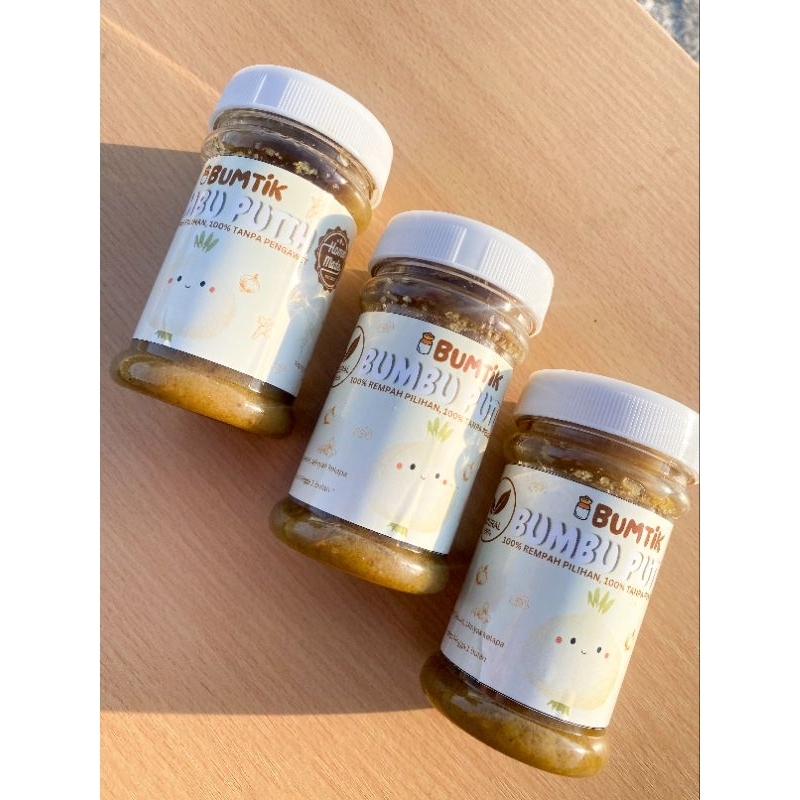 

BUMTIK Bumbu Dasar Putih Nusantara I Bumbu Aromatik MPASI dan Masakan Rumahan Tanpa Bahan Pengawet I Baby Friendly
