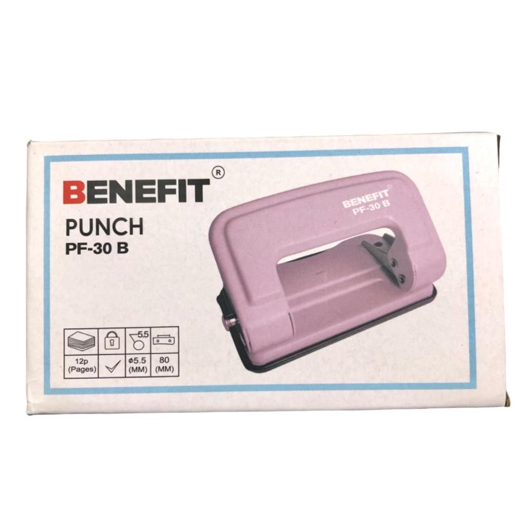 

Perforator PF 30 B BENEFIT / Pelubang Kertas 2 Holes / Pembolong Kertas Warna Pastel