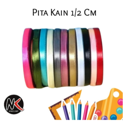 

Pita Saten 1/2 Cm (1/4')