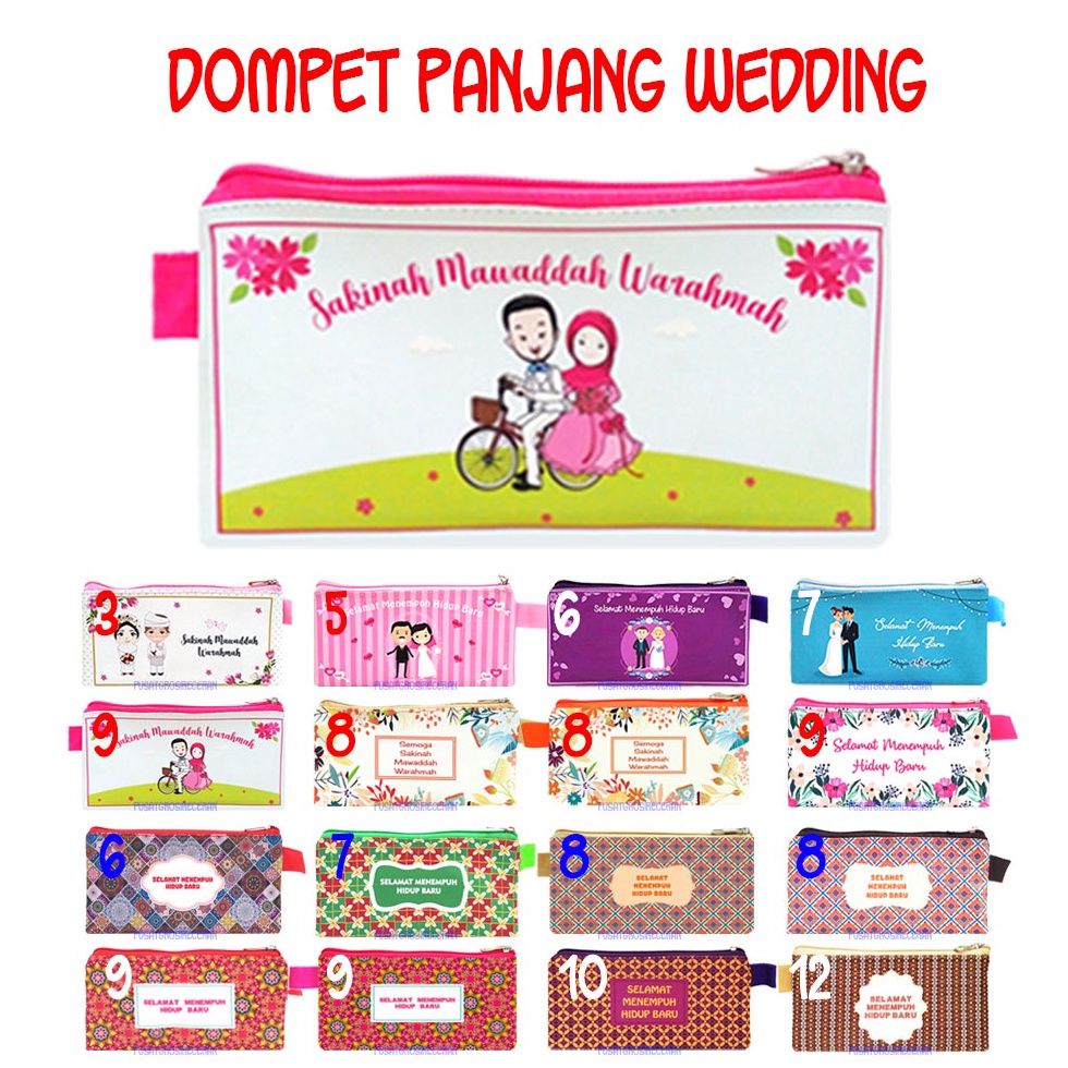 

LIMITLESS Dompet Souvenir Pernikahan Wedding Wallet Panjang